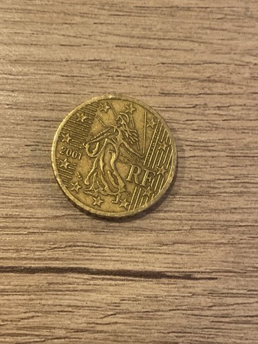 Moneta centesimi francia - moneta,