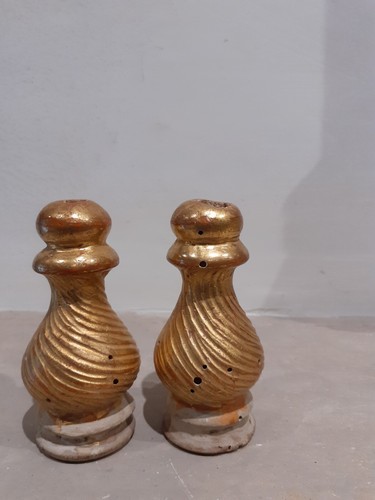 Coppia basi vasetti legno - vasetti,