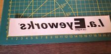 ADESIVO VINTAGE STICKER Kleber L.A Eyeworks Vetrofania 