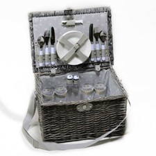 CESTINO PIC NIC 4 PERSONE GREY