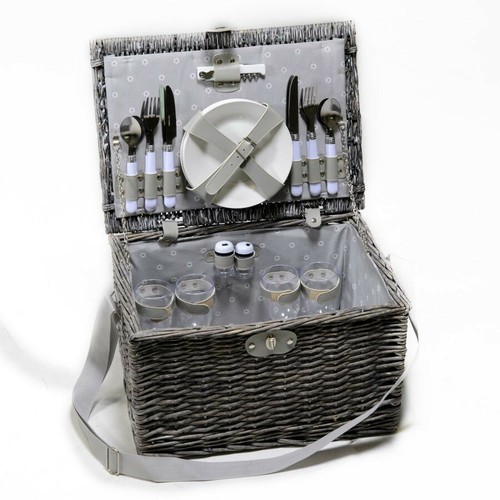 Cestino pic nic persone grey - 4,