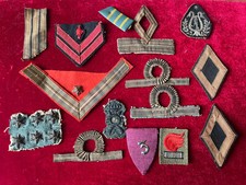 Lotto patch toppe fez bustina ww2 fascismo gradi divisa 16 Pezzi