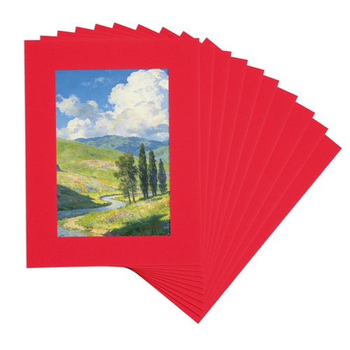 7x6 inch frame tiles red - inch,
