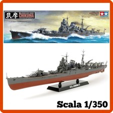 Modellismo statico navale militare model kit modellino Tamiya Chikuma 1/350