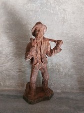 Cleto Tomba Scultura lignea  Epoca in legno 15 Cm 
