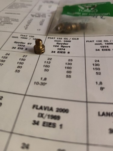 Getto principale carburatore - getto,