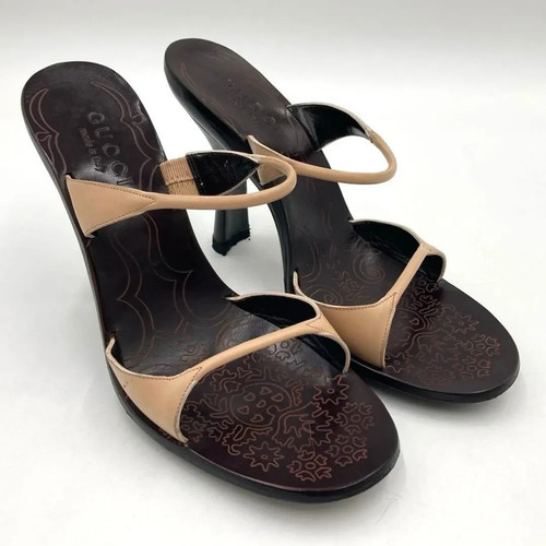 Gucci sandali mule - gucci, marrone