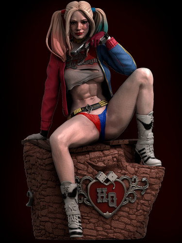 Harley quinn modello figurino - quinn,