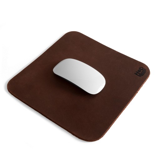 Tappetino mouse pelle - in,