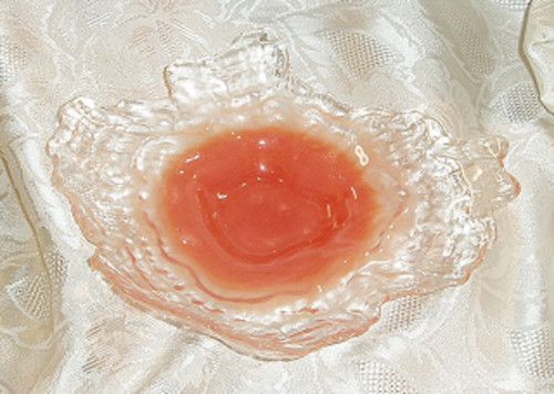 Ciotola vetro lava arancione