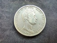 Italie : 5 Lire 1832 P Argent