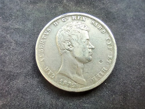 Italie lire 1832 p argent - lire,