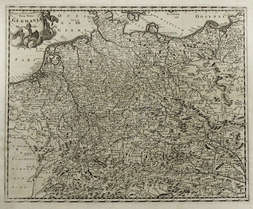 Germania originale incisione - germania,