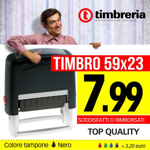 Timbro autoinchiostrante - timbro, mm