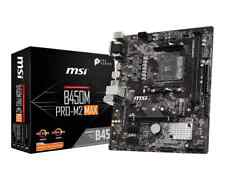 Scheda Madre MSI B450M PRO-M2 MAX AM4 mATX AMD RYZEN 3 5 7 9 VGA DDR4 128GB XMP