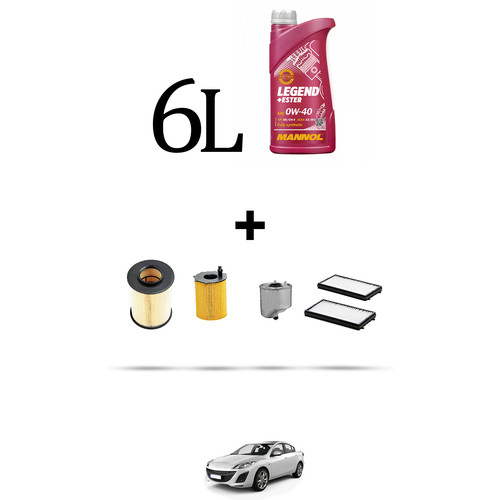 Hoffcar kit tagliando filtri - kit, 4