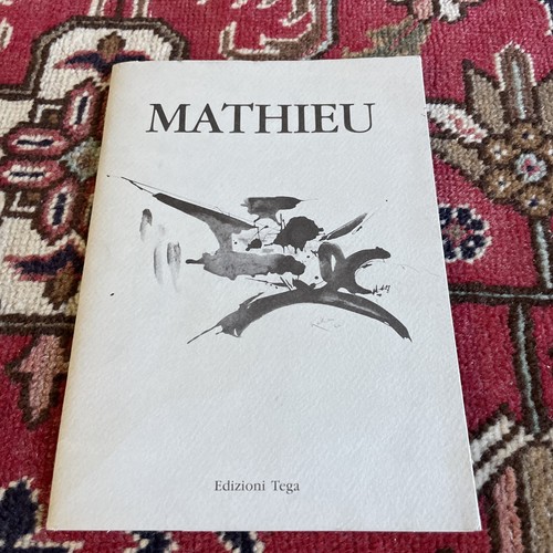Georges mathieu catalogue - mathieu,