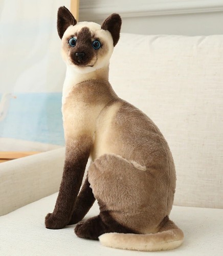 Peluche pupazzo gatto siamese