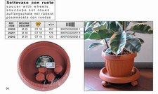 Sottovaso in plastica con
