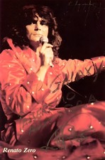 RENATO ZERO Signed Photograph