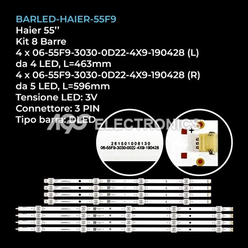 Kit barre strip - strip, haier