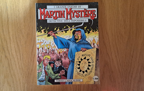 Martin mystere 208 verso - n.208:, "verso
