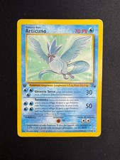 Pokemon Articuno 17/62 Fossil Rara Prima Edizione Wizards ITA Carte Vintage