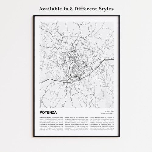 Stampa mappa città - stampa,