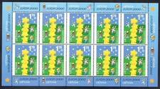 2000 EUROPA CEPT Lituania/Lietuva 1 Minifoglio de 10 val, Giovane Futuro MNH**