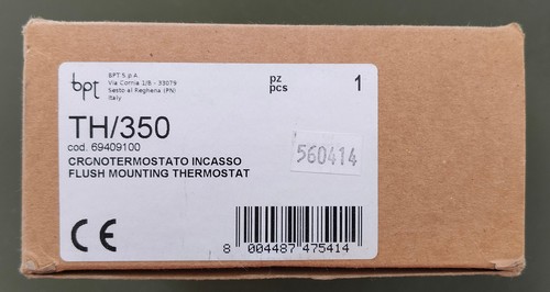 Bpt th350 cronotermostato - th350,