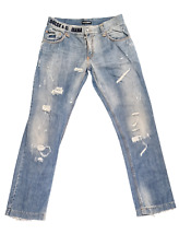 Dolce&Gabbana Jeans in Denim Taglia 50 IT Usato Uomo Logo Pace Pantalone D&G