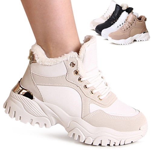 Donna plateau sneakers zeppa - plateau,
