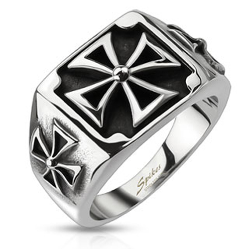 Sigillo croce anello celtica - sigillo,