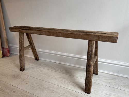 Panca sgabello rustico vintage - panca/sgabello,