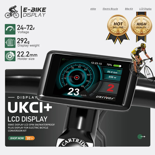 Bicicletta elettrica ukc1 lcd - bicicletta, ukc1+