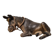 Asino - Statua da presepe in