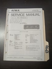 Aiwa model ad wx909 - aiwa, no.