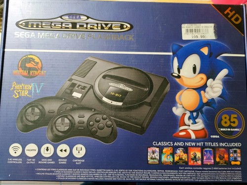 Console mini sega mega drive - mega,