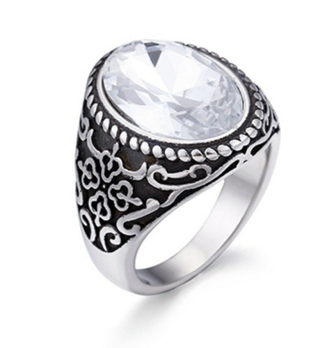 Anello uomo acciaio - acciaio, inox