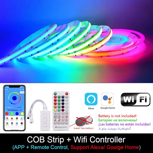 Strisce led cob rgb - strisce, rgb+ic