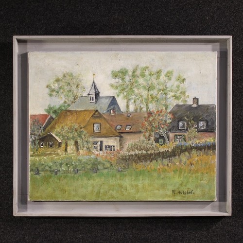 Dipinto olio tela quadro - olio,