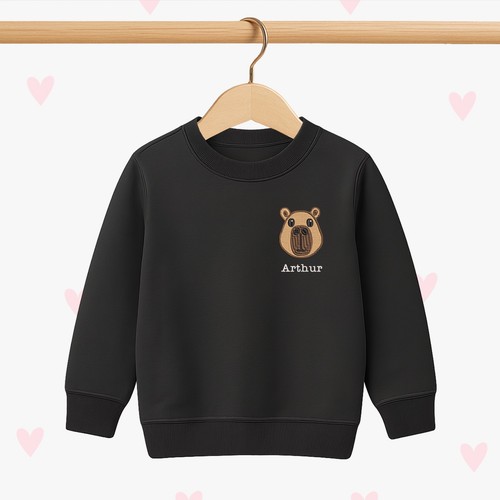 Felpa capybara bambino - capybara,