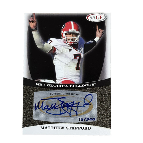 Autografo matthew stafford - autografo,