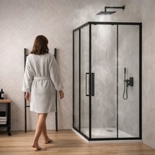 Cabina Doccia Corner Black