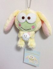 Kerokerokeroppi Peluche Mascotte Coniglio Sanrio Coniglietto con Etichetta