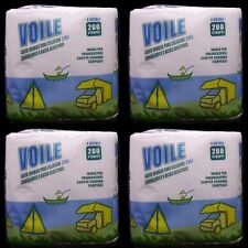 4 x Carta igienica idrosolubile 4 rotoli 2 veli camper barca campeggio caravan