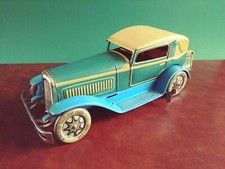 Raro giocattolo in latta anni '30 grande TCO Tippco Coupe auto berlina
