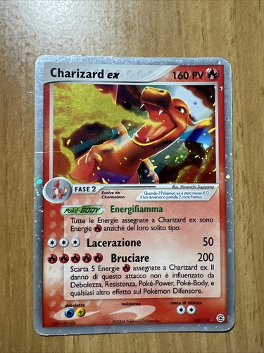 Carta pokemon charizard - charizard, ex