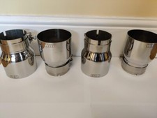 PUNTE SCARICO BMW M LOGO 3,75" CROMO INOX M2 F87 M3 F80 M4 M5 F10 M6 F12