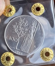 100 Lire Minerva 1964 FdC